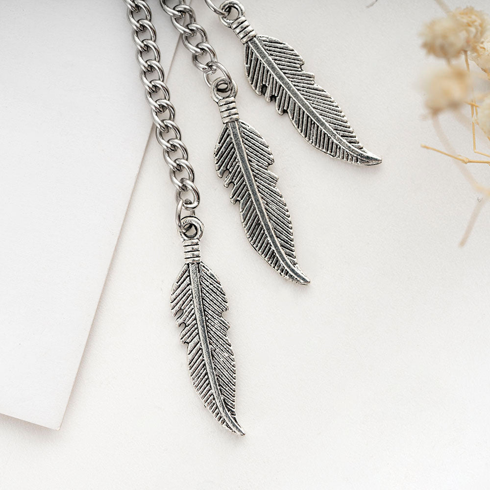 Arete Trío de Plumas con Cadenas - El Rincón
