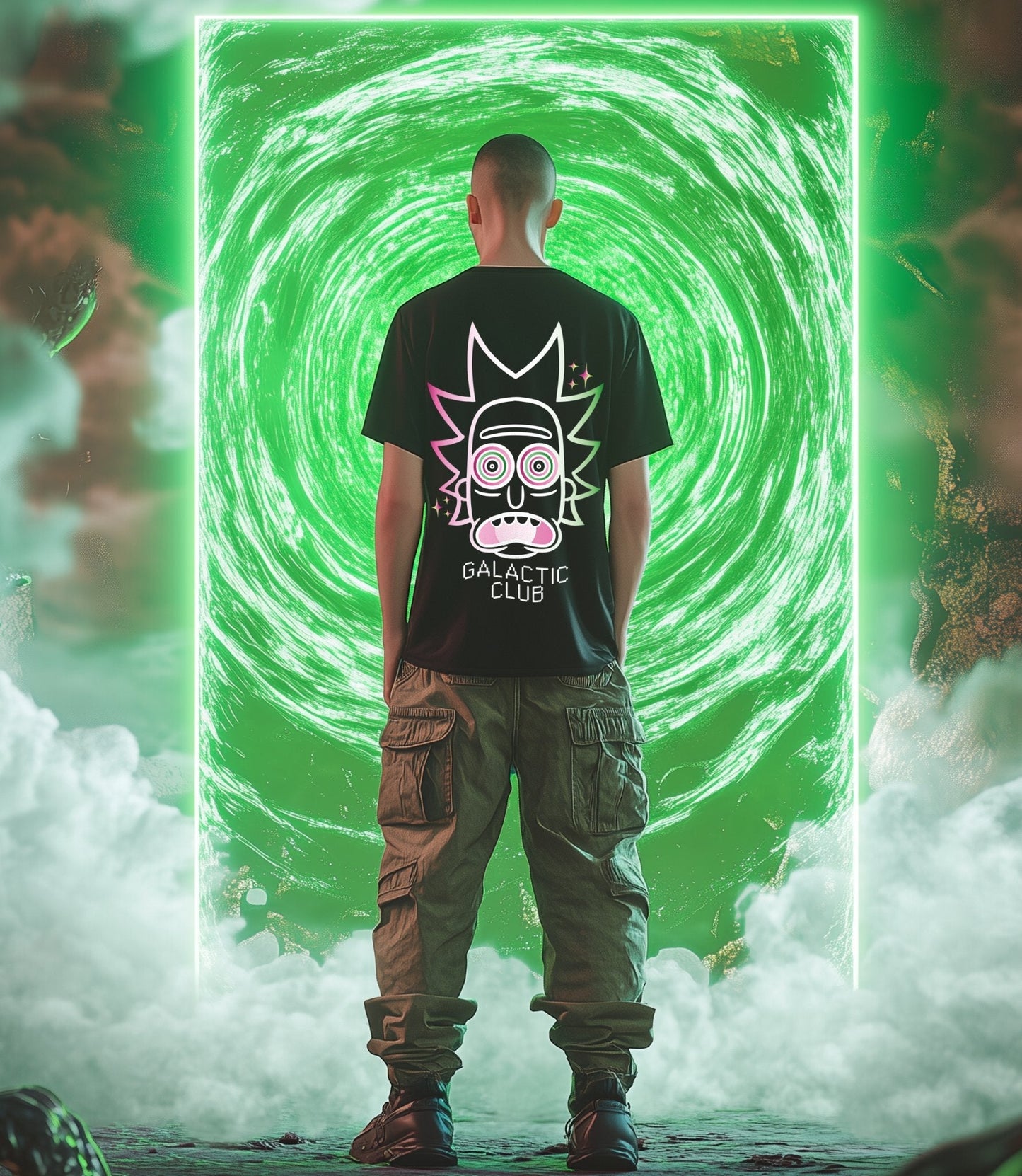 T-Shirt Rick&Morty Galactic Club - El Rincón