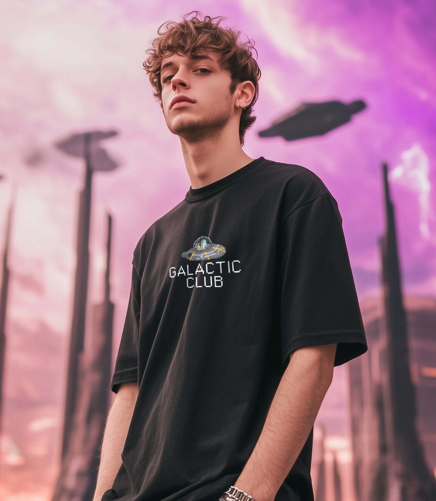 T-Shirt Rick&Morty Galactic Club - El Rincón