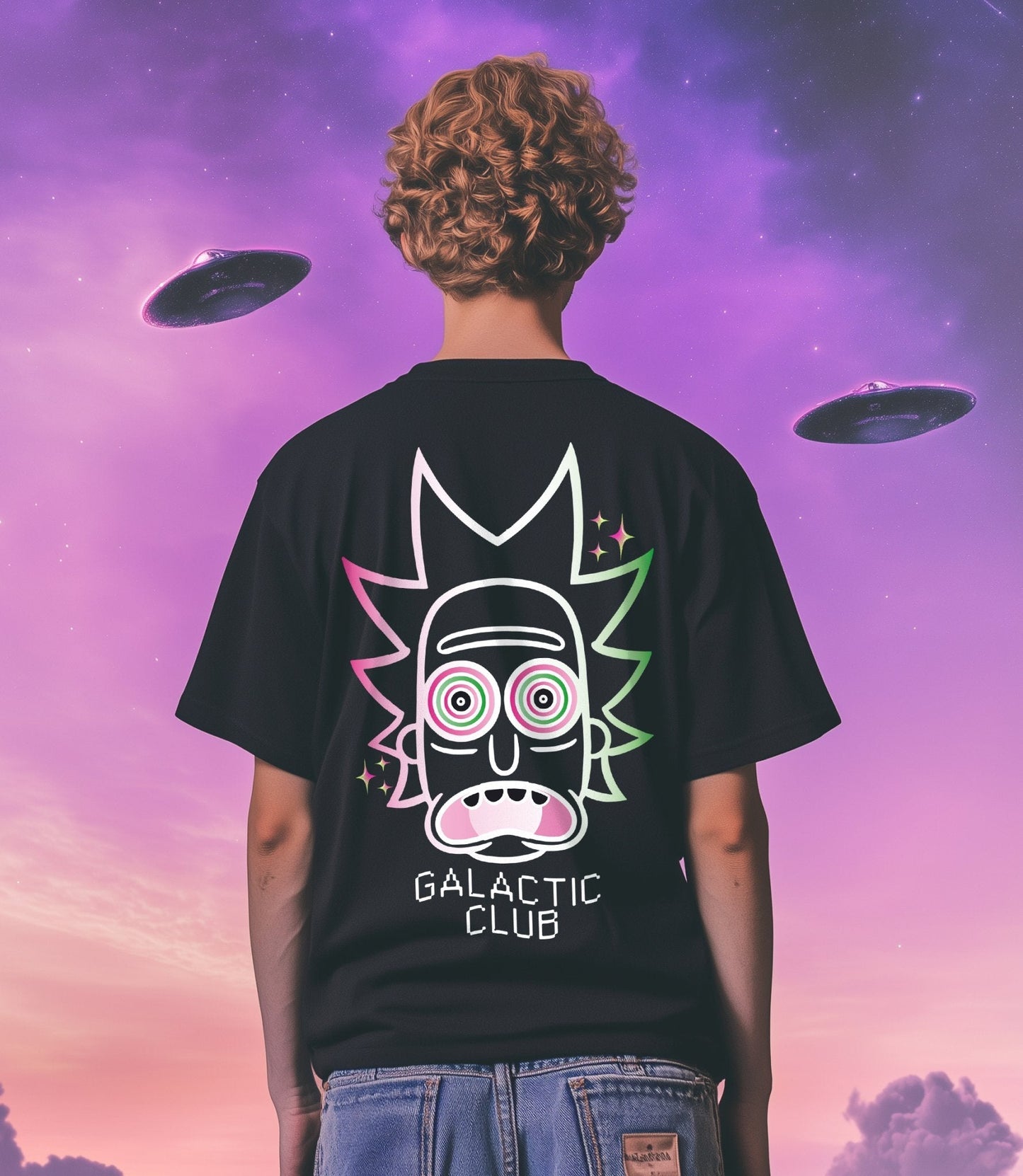 T-Shirt Rick&Morty Galactic Club - El Rincón